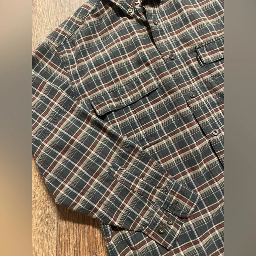 Woolrich plaid button up long sleeve - Picture 2 of 3
